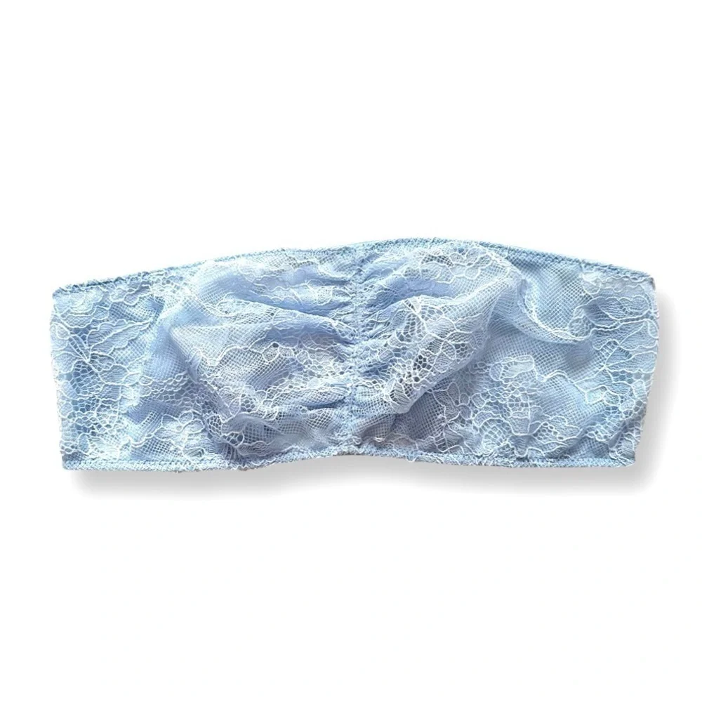 Kimchi Blue Urban Outfitters Light Blue Lace Bandeau Bralette Size M